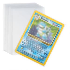 300PCS Pochette Carte, 0,2 MM d'&eacute;paisseur Transparentes Prot&egrave;ge Carte Pour Cartes Pok&eacute;mon, Cartes de Change, Yu-Gi-Oh, Magic(66 x 92 MM) (FenleyLand, neuf)