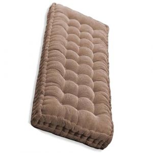 uyeoco Coussin pour Banc de Jardin Exterieur Interieur Coussin pour Banc Coussin Matelas Assise Dossier pour Banc de Jardin balancelle canap&eacute; 1/2/3 Places(Coffee Color,60x35cm) (XHIDLM, neuf)