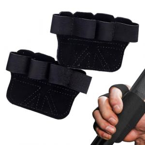 ZUWIJEQ 1Paire Grip Pads,Coussinets de Pr&eacute;hension pour Le Fitness,Fitness Grip Pads,Gants Traction comme Alternative Aux Gants de Fitness,Protection de la paume,pour Pull-Ups Halt&eacute;rophilie,Musculation (LiJIAHUa, neuf)