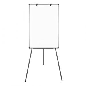 UISEBRT Tableau blanc à rabat avec support, magnétique, facile à nettoyer, tableau magnétique blanc, support de présentation, chevalet réglable en hauteur, support papier, 60 x 90 cm, trépied (UISEBRT, neuf)