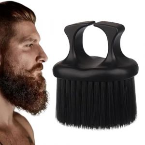 Peigne à barbe et moustache, outil de soin de la barbe et de la moustache | Brosse de coiffure professionnelle avec cheveux doux, peigne à moustache avec anneau de doigt au design ergonomique (niaderm, neuf)
