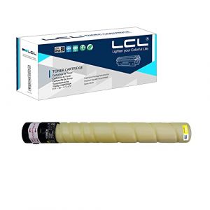 LCL Cartouche de Toner Compatible TN321 TN-321 TN321Y TN-321Y A33K250 High Yield (1 Jaune) Remplacement pour Konica Minolta BizHub C224 C224e C284 C284e C364 C364e (Great Office, neuf)