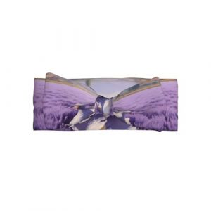 AKGFFDS Bandeau en polyester doux, doux pour la peau et extensible pour nourrissons de 0 &agrave; 6 mois avec motif canetons dans un champ de lavande (liwenpanxiaodian, neuf)