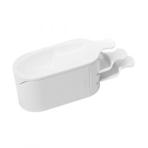 Sharplace Boîte de recyclage de poudres à ongles Conteneur de trempage de paillettes à ongles Accessoires réutilisables Conteneur de poudres à ongles pour Nail, Blanc (RT Technology, neuf)