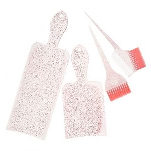 WRITWAA Kit 4 Pi&egrave;ces Outils De Pose De M&egrave;ches De Cheveux Palette De Teinture Pour Cheveux Peigne &agrave; M&egrave;ches Brosse &agrave; Surligner Multi-usage Professionnel Maison (Saieli, neuf)