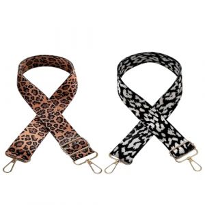2 Pi&egrave;ce Bandouli&egrave;re Bandouliere Sac R&eacute;glable 120cm Lani&egrave;re Anse d'&eacute;paule, Sangle de Sac &agrave; Bandouli&egrave;re R&eacute;glable, Belle Sangle Bandouli&egrave;re de Rechange 4 cm Large Bandouli&egrave;re du Sac (Imprim&eacute; L&eacute;opard) (LIN  YAMEIZI UK SHOP, neuf)