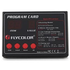 Flycolor FlyMonster Carte de programmation pour t&eacute;l&eacute;commande, bateau t&eacute;l&eacute;command&eacute;, contr&ocirc;leur de vitesse &eacute;lectronique ESC (Hobbyhh, neuf)