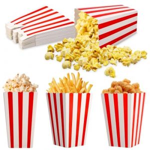 Toaren 60 PCS Popcorn Boîtes,Sachets de Popcorn,Mini Boîtes à Popcorn,Petites Boite Bonbon en Papier,Sacs à Popcorn pour Les Fêtes,Anniversaires,Snack Popcorn Bar de Bonbons (RINA INVENT MAR S.R.L., neuf)