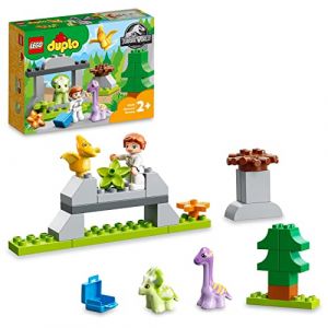 LEGO 10938 Duplo La Nurserie des Dinosaure, Jouet avec Figurines Tric&eacute;ratops, Pt&eacute;ranodon et Brachiosaure, Cadeau Dino, pour Enfants de 2 Ans et Plus (MEDIACASH, neuf)