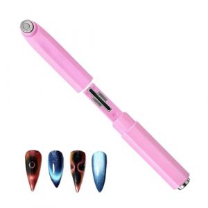 Aimant pour vernis &agrave; ongles, manucure en forme d'anneau, b&acirc;ton de vernis &agrave; ongles magn&eacute;tique 3D, pour la maison, le salon, le studio, le mariage, les femmes et les filles (lingyanshang, neuf)