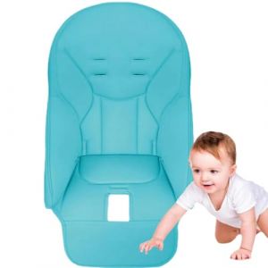 Housse Chaise Haute pour Bébé Coussin en Cuir pour Chaise Salle À Manger Coussin De Chaise Haute Respirant Multifonctionnelle Housse Siège Souple pour Siesta Zero3, Peg Perego (Bleu) (EHOTER Décor, neuf)