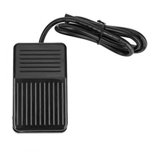 250VAC 10a Interrupteur Au Pied Antid&eacute;rapant, P&eacute;dale Momentary Foot Controller Interrupteur De Commande De P&eacute;dale Noir, Pour Scie &agrave; Table, Scie &agrave; Chantourner, Scie &agrave; Onglet(1m cable) (Balonta, neuf)
