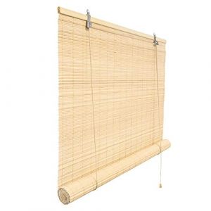 Victoria M. Store en Bambou Opaque à tirage latéral, Protection Solaire et visuelle, pour fenêtres et Portes 140 x 160 cm Nature (Jalousiescout Shop, neuf)