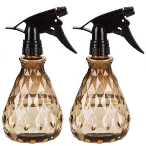 Vwoqiy 2 Pièces 500ML Vaporisateur Bouteilles Vide Rechargeable, Bouteilles Eau Plastique Vides, Flacon Pulvérisateur, Spray Bouteille pour Plantes Jardin, Nettoyage (Marron) (ZhongRongGang, neuf)