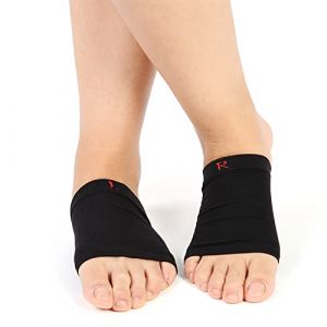 Soutien de la Voûte Plantaire, Coussin Unisexe Semelles Intérieures de Chaussures Coussinets Orthèse Pieds en Silicone Soutien de la Voûte Plantaire Manchons de Voûte Plantaire Fasciite Plantaire Cous (Cimenn, neuf)