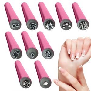 Ensemble de stylos de tampon pour nail art, kit de tampons pour nail art 6 pièces, outils de pointage pour nail art di y nail graffiti, stylos à ongles pour peindre les ongles, kit de stylos (feilib, neuf)