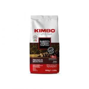 KIMBO - Espresso Napoli - Café Grain Arabica Et Robusta - Italien Authentique - Intensité 10 / Dark Roast - Lot de 6 Paquets de 1 kg (Tdistribuzione, neuf)