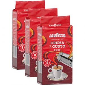 Lavazza Crema e Gusto Ricco, Café Moulu, 3x 250g (LOGAN MALL, neuf)