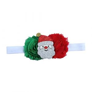 minkissy 4pièces Serre-tête Licorne Et Corne De Licorne Pour Garçon Fille Fille Bandeaux à Fleurs Avec Motifs Père Noël Et Sapin De Noël Accessoires Pour Cheveux Avec Paillettes (Prettbeauty, neuf)