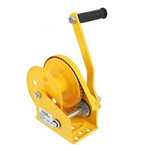 AIM Tools Treuil Manuel 1200 lbs 545 kg Treuil à Manivelle à Cliquet Manuel avec Frein Automatique, pour Voiture Bateau Camion Traction et Levage 325636 (AIMTools Ltd, neuf)