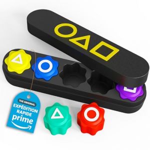 ActivoTex Osselets Squid Gam - Jeu Traditionnel Coréen Gonggi - Gonggi Squid Gam Amusant et Éducatif – Jeu d’Adresse et de Dextérité pour Enfants et Adultes (Lot de 5 pièces, 1, unité) (ACTIVOTEX, neuf)
