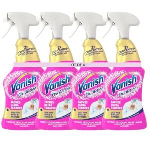 Vanish Liquide Pistolet Détachant Textile Puissant Avant Lavage – lot de 4 x 500mL (Pennguin-FR-Home, neuf)