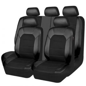 GFFLH Housses de Siège Voiture pour Dacia Jogger 2022 2023 2024 2025, ImperméAble Siege Protecteur De Coussi PU Cuir Avant Arrière Couvre Sieges Accessoires,Black (Yingrui Chang, neuf)