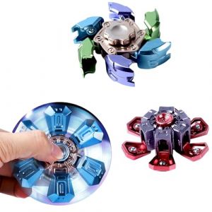 Echehi Lot de 3 Fidget Spinners &agrave; Ouverture et Fermeture Automatiques, Compagnon Ultime pour Anti Stress et se Concentrer, pour Enfants et Adultes. GRB (MOONLONG LIMITED, neuf)