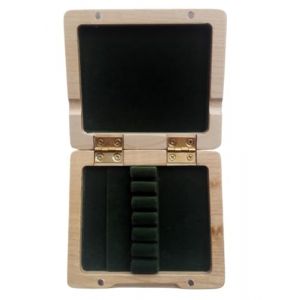 NihaoWXM Boite Hanche Hautbois &Eacute;tui &agrave; roseaux de hautbois en Bois d'&eacute;rable, 6 pi&egrave;ces, &eacute;tui &agrave; roseaux Boite Anches Hautbois(Dark Curry) (KXdian, neuf)