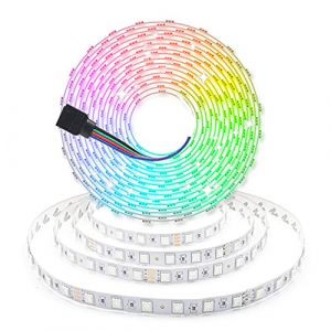 Arotelicht Bande LED 5m 24V RGB Ruban LED SMD5050 300Leds chaîne légère à changement de couleur Ruban lumineuse 60LEDs/m IP20, peut être découpée Bandes LED pour la décoration intérieure (Fernweh2020, neuf)