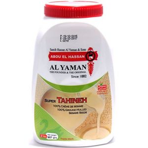 Al Yaman Pâte de sésame Tahina Tahineh 100 % 907 g (Special-Fitness, neuf)