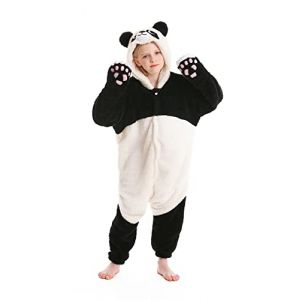 CuteOn Halloween Carnaval No&euml;l Combinaison Pyjama Enfant Fille Garcon Pyjamas D&eacute;guisements Costume Animal Panda 7-8 Ans (Cute On, neuf)
