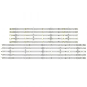Lot De 10 Bandes LED Compatibles Avec Philips 50PUS6201, 50PUS6503, 50PUS6753, 50PUS6262, 50PFK6550/12, 50PUS6703 LB50089 V0_00 LB50089 V1_00 (guodebing8899, neuf)