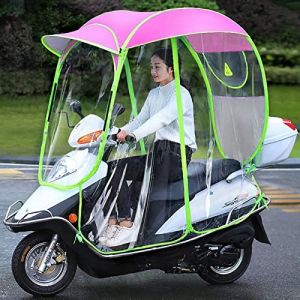 Parapluie Mobilit&eacute; Scooter Mobility Pare-soleil & Housse de Pluie Imperm&eacute;able Pliable Universel pour Moto Scooter (SHAOSHAN, neuf)