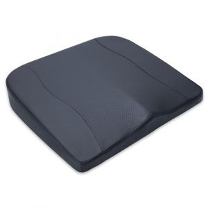 kingphenix Coussin de si&egrave;ge de voiture de qualit&eacute; sup&eacute;rieure en mousse &agrave; m&eacute;moire de forme pour am&eacute;liorer la vue de la conduite - Soulagement des douleurs du coccyx et du bas du dos - Coussin de si&egrave;ge (kingphenix-fr, neuf)