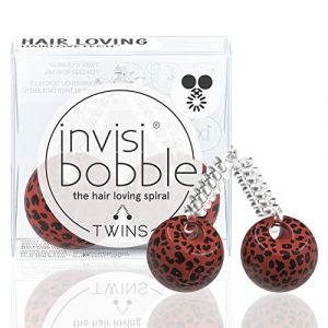 Invisibobble Tendeur Elastique Rose Twins Prima Ballerina X1 - Accessoire Cheveux en Spirale - Elastique Cheveux Confortable Avec Tenue - Bijoux Cheveux Tresse (ShopEU, neuf)