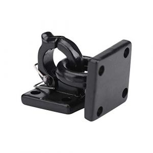 Dioche Remorque de Voiture Rc 1/14, Accessoires de Tracteur en M&eacute;tal Noir, Ensemble de Supports de Manille de Verrouillage de Remorquage de Remorque pour Scx10 Cc01 D90 D110 Tf2 (Ruttiy, neuf)