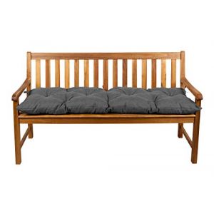 gutekissen Coussins pour Banc, Coussins pour balançoire de Jardin, siège LS (140x40, Gris foncé) (FavreShop, neuf)