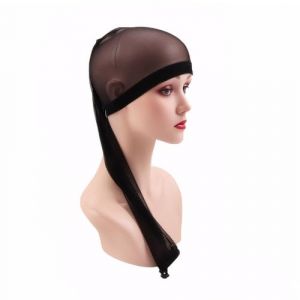 kesurpae Manchon de perruque en maille, housse polyvalente pour perruques et dreadlocks, bonnet en maille pour cheveux au crochet, manchon de tissage pour dreadlocks, noir (mikeiony, neuf)