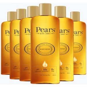 PEARS Pure & Gentle Lot de 6 flacons de gel douche 10 fois plus hydratant 250 ml (WP France, neuf)