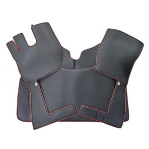 Volvo FH4 FH5 Tapis de Sol - Tapis de Sol stratifi&eacute;s Carbon - 2 Piece Car Mat Set - Volvo automatten 13-23 (Carbon) (KRAM-TRUCK Poland, neuf)