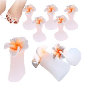 S&eacute;parateur d'orteils en silicone, s&eacute;parateur d'orteils, s&eacute;parateur d'orteils, outil de d&eacute;coration d'ongles, , s&eacute;parateur d'ongles pour salon de manucure, amatant (qihongHaostore, neuf)