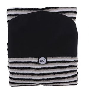 Pegciuho Housse de Protection pour Planche de Surf de 1,5 à 3,2 M, Légère et Extensible, avec Cordon de Serrage et Nez Pointu Rembourré, Noir Gris, 9.0ft (BloomSage, neuf)