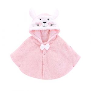 Cape Poncho en Fausse Fourrure pour Tout-Petits 0-3 Ans Manteau d'Hiver Chaud en Peluche Bébé Fille Garçon Cape à Capuche Coupe-vent Poncho Châle de Princesse Vêtements d'extérieur pour Siège Auto (YiluobeiEU, neuf)