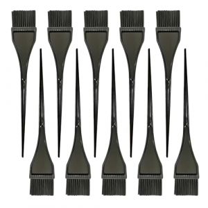 XNIVUIS 10 Pièces Pinceau Coloration Cheveux Dyeing Brush Brosse de Coloration de Cheveux, Pinceaux de Coloration de Cheveux, Pinceau Teinture Cheveux pour DIY Coloration de Cheveux Outils（Noir） (QianRunS, neuf)