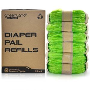 Greenland&reg; anneaux de recharge compatibles avec Tommee Tippee Twist & Click et Simplee Sangenic, (Lot de 6) (Andersen Storefront, neuf)