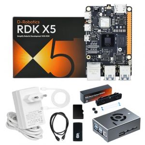 Yahboom 10TOPS Robot Development Board with Binocular Depth Camera, 3D Spatial Visual Recognition, with Aluminum Alloy Shell, Power Supply, 3D Gripper Robot Project (4GB, Binocular Depth Camera Kit) (Yahboom-EU, neuf)