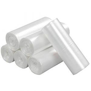 Ponpong Sac à Poubelle Rectangulaire Transparent - 150 Pack de 40L (Ponponges, neuf)