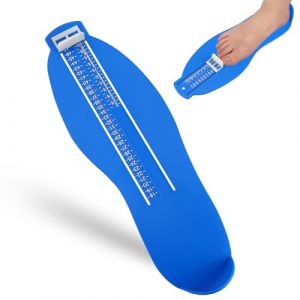 JSMTKJ Pedimetre Enfants et Adultes, Pointure Chaussure Mesurer Pied Dispositif de Mesure pour Déterminer la Pointure 18 à 47 et Ruban à Mesurer 1.5m（Bleu） (CHOUXIAOYA, neuf)