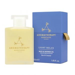 AROMATHERAPY ASSOCIATES Huile de bain & douche Light Relax, 55 ml (Aromatherapy Associate, neuf)
